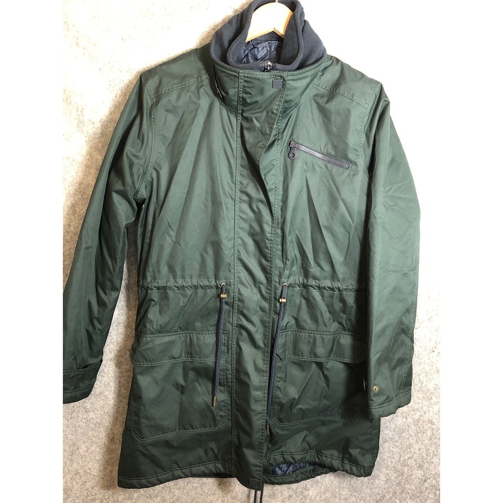 Jack Murphy Coat Womens 10 Green 3 in 1 Quilted Lining Polyester Outdoor Dublin